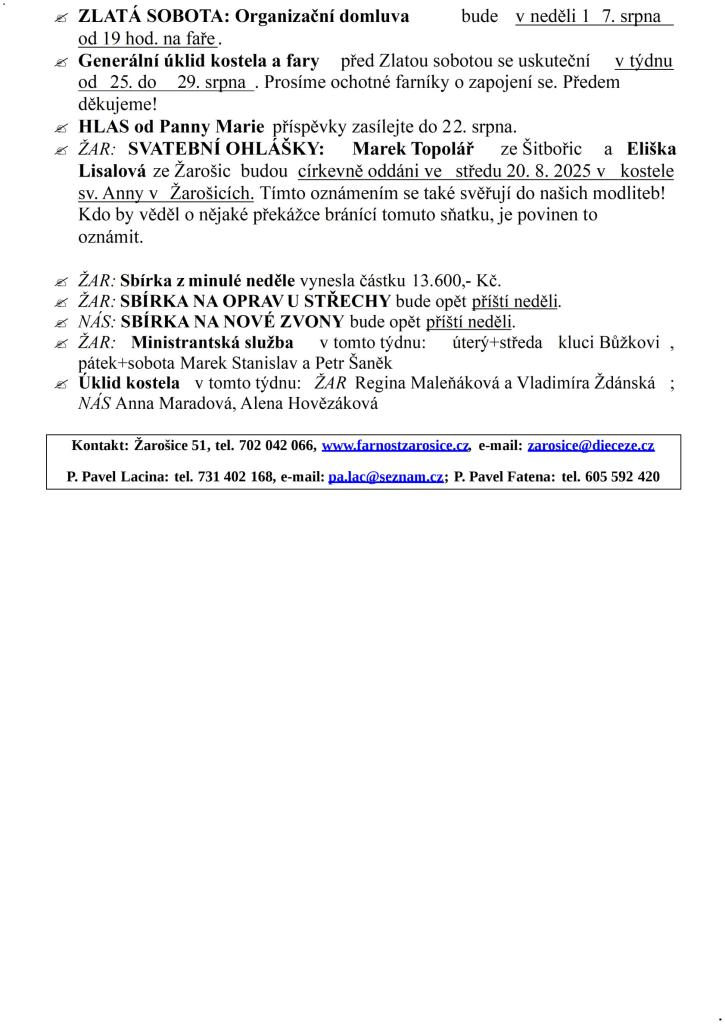 19a neděle v&nbsp;mezidobí 25