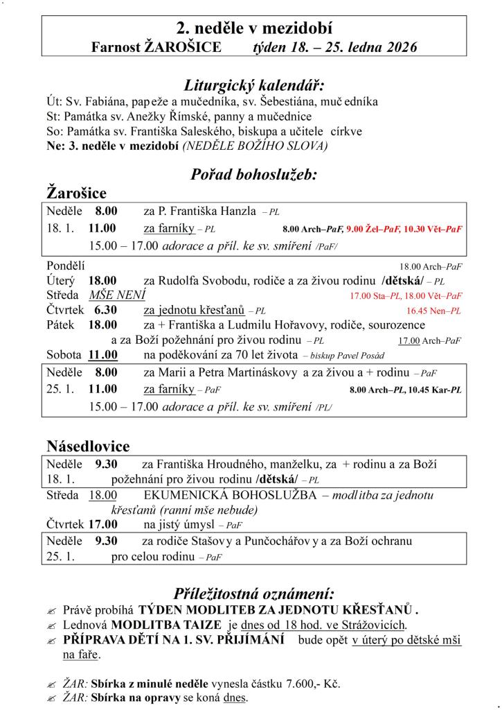 2&nbsp;neděle v&nbsp;mezidobí 26