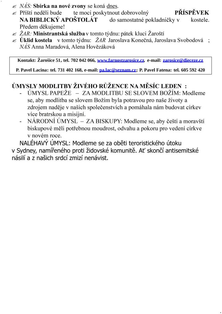 2a neděle v&nbsp;mezidobí 26