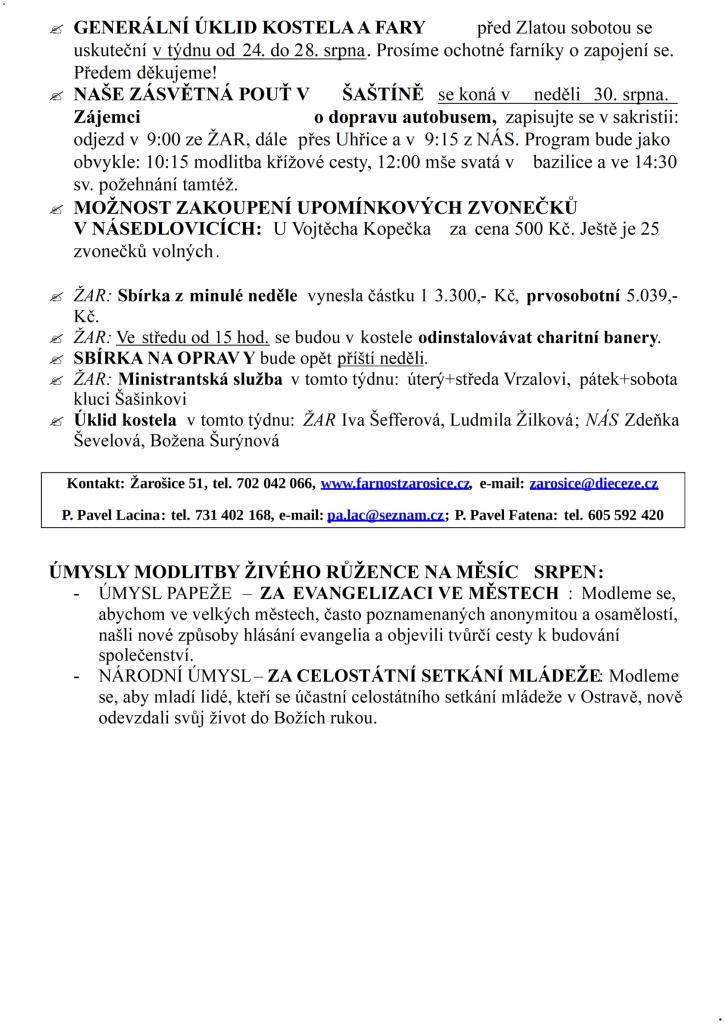 19a neděle v&nbsp;mezidobí 26