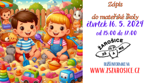 Zápis do mateřské školy 1