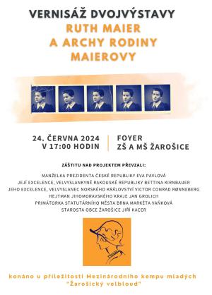 Vernisáž dvojvýstavy "Ruth Maier" a "Archy rodiny Maierovy"